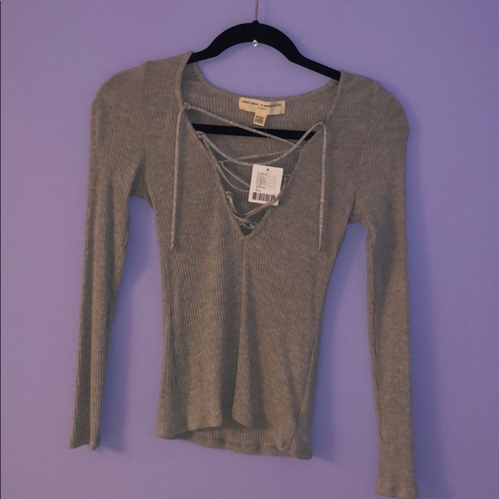 Lace-Up Urban Outfitters Top